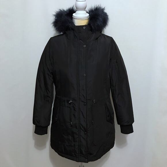 Steve Madden NWOT Black Puffer Jacket S - Picture 2 of 16